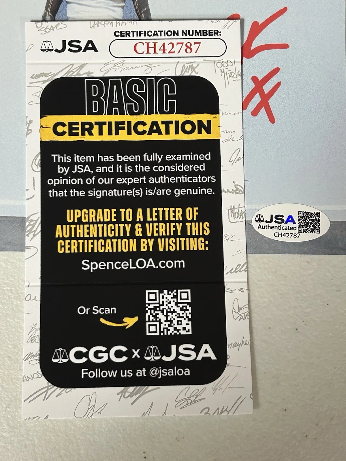 MACHINE GUN KELLY MGK AUTOGRAPHED SIGNED FRAMED CD COVER WITH JSA COA # CH42787, изображение 2