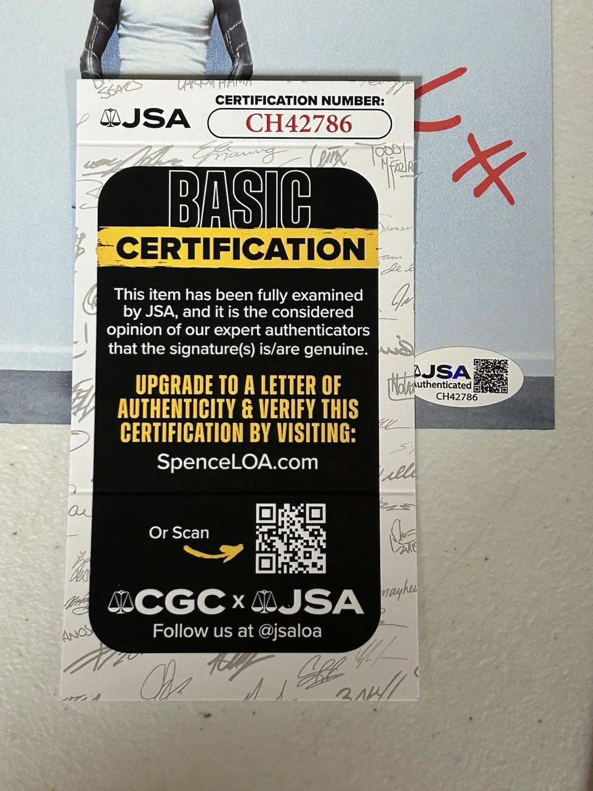 MACHINE GUN KELLY MGK AUTOGRAPHED SIGNED FRAMED CD COVER WITH JSA COA # CH42786, image 2