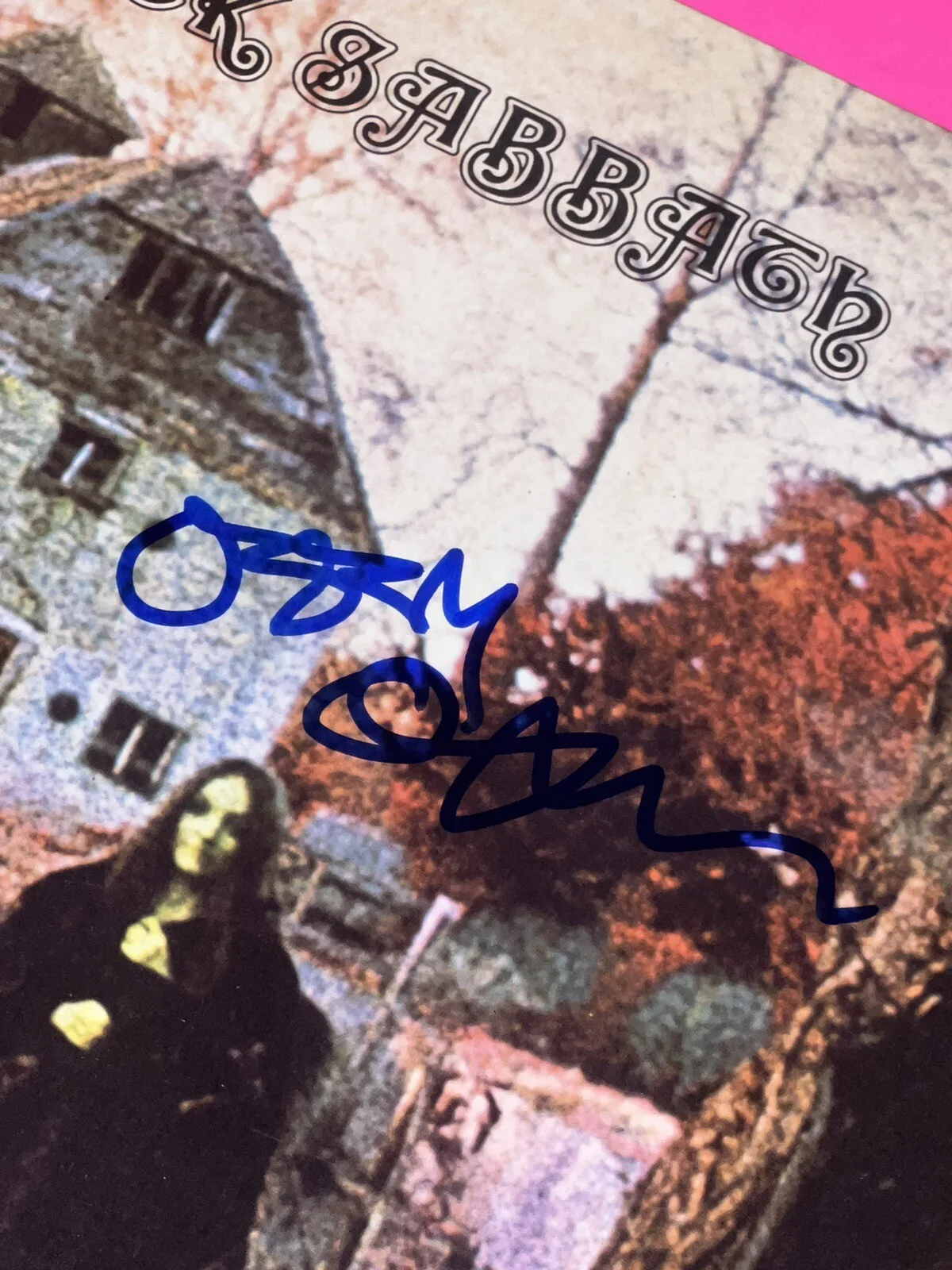 OZZY OSBOURNE SIGNED AUTOGRAPHED BLACK SABBATH VINYL LP ALBUM *EXACT PROOF*, изображение 4