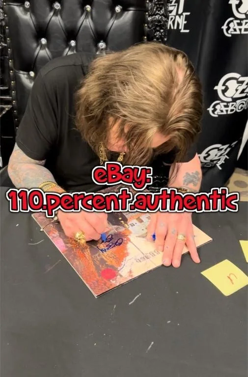 OZZY OSBOURNE SIGNED AUTOGRAPHED BLACK SABBATH VINYL LP ALBUM *EXACT PROOF*, изображение 3