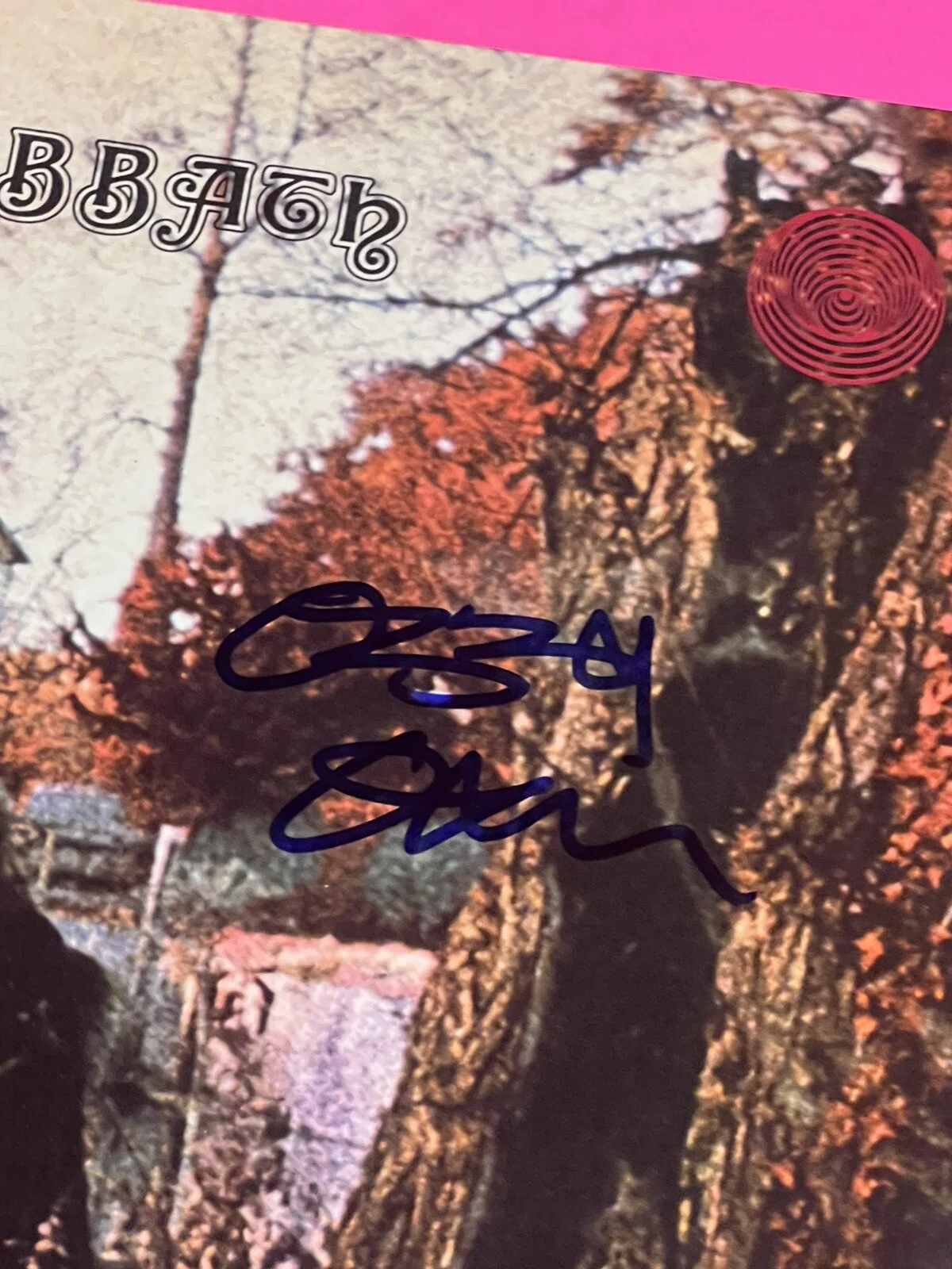 OZZY OSBOURNE SIGNED AUTOGRAPHED BLACK SABBATH VINYL LP ALBUM *EXACT PROOF*, изображение 4