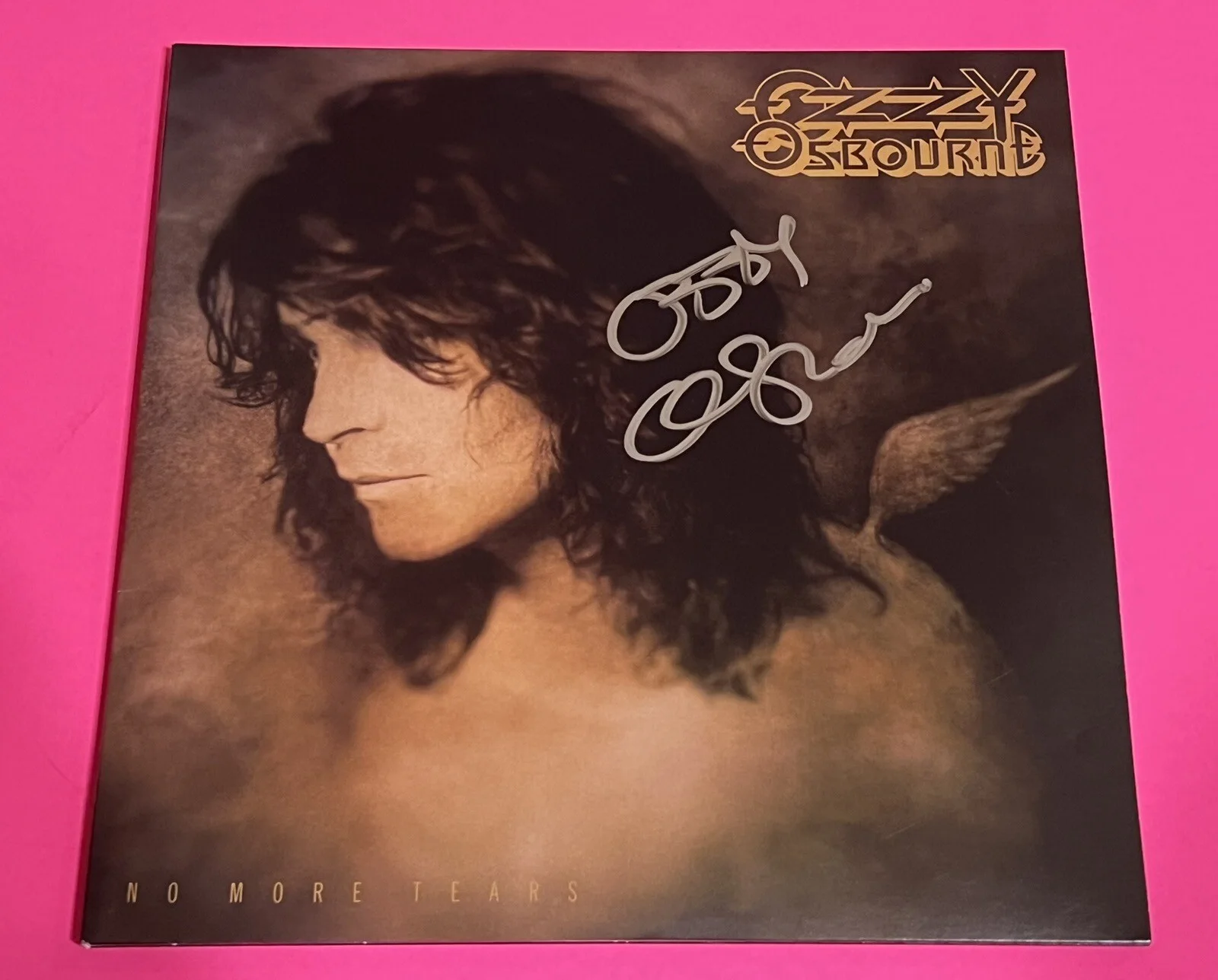 OZZY OSBOURNE SIGNED AUTOGRAPHED NO MORE TEARS 180 VINYL LP ALBUM *EXACT PROOF*, изображение 2