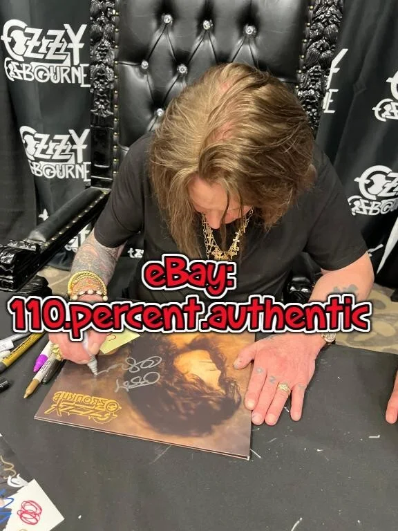 OZZY OSBOURNE SIGNED AUTOGRAPHED NO MORE TEARS 180 VINYL LP ALBUM *EXACT PROOF*, изображение 3