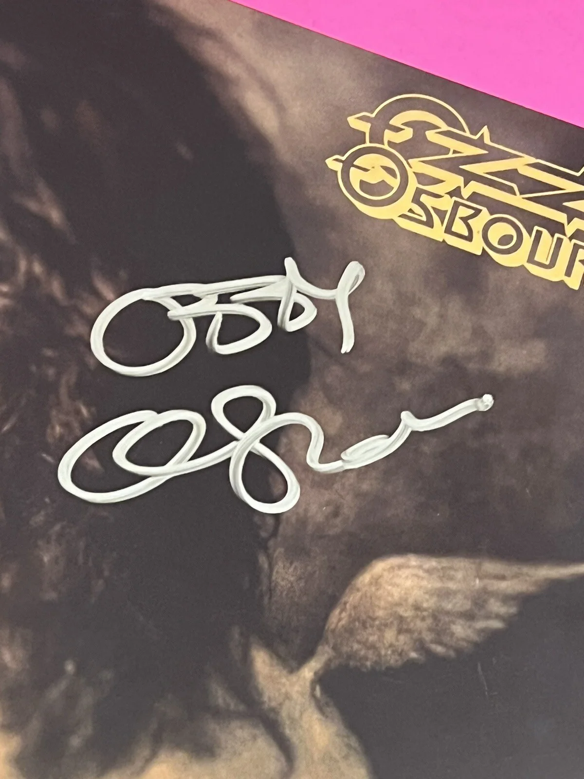 OZZY OSBOURNE SIGNED AUTOGRAPHED NO MORE TEARS 180 VINYL LP ALBUM *EXACT PROOF*, изображение 4
