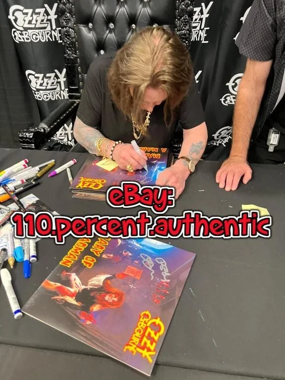 OZZY OSBOURNE SIGNED AUTOGRAPHED DIARY OF A MADMAN VINYL LP ALBUM *EXACT PROOF*, image 5