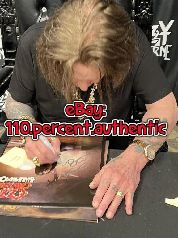 OZZY OSBOURNE SIGNED AUTOGRAPHED BLIZZARD OF OZZ VINYL LP ALBUM *EXACT PROOF*, изображение 3
