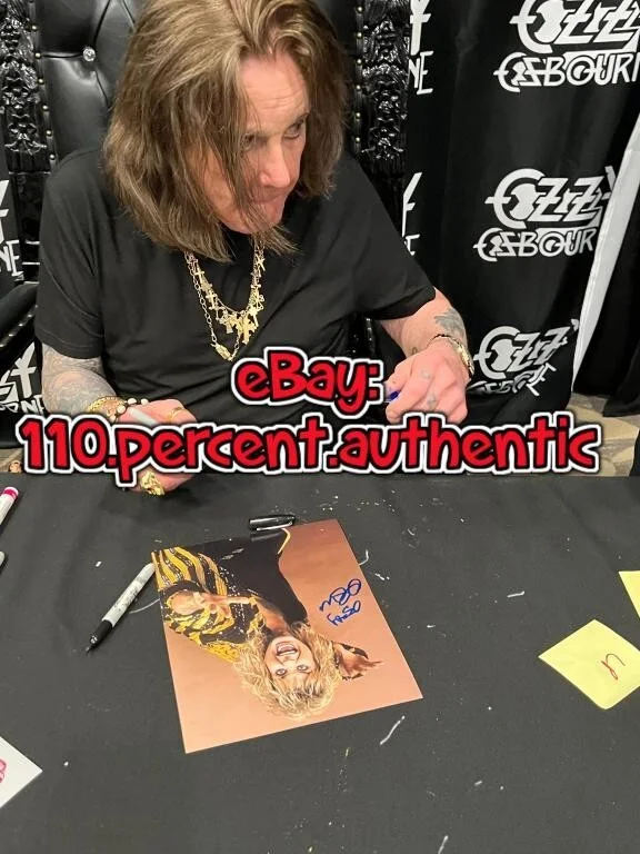OZZY OSBOURNE SIGNED AUTOGRAPHED VINTAGE 8x10 PHOTOGRAPH *EXACT PROOF*, изображение 5