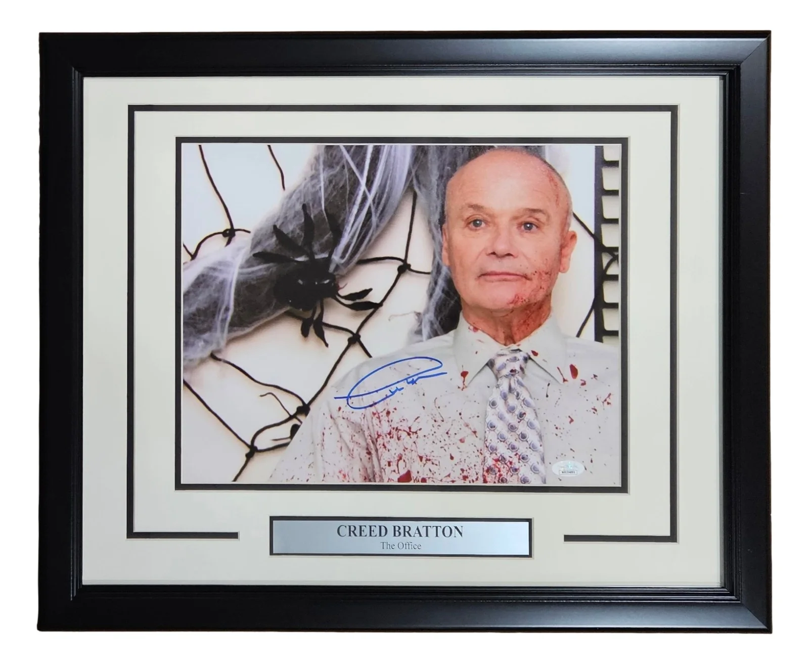 Creed Bratton — Creed Bratton Signed Framed 11x14 The Office Creed Bloody Shirt Photo JSA ITP