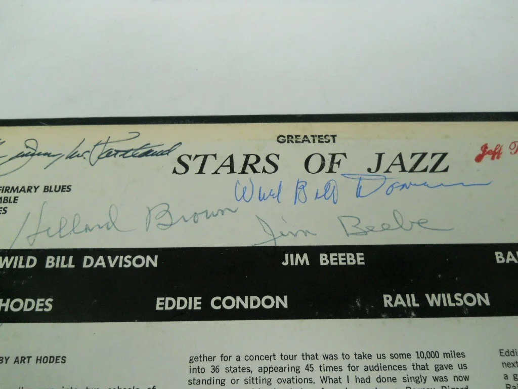 GREATEST STARS OF JAZZ Autographed LP Album FREE SHIPPING! Wild Bill Davison, изображение 4