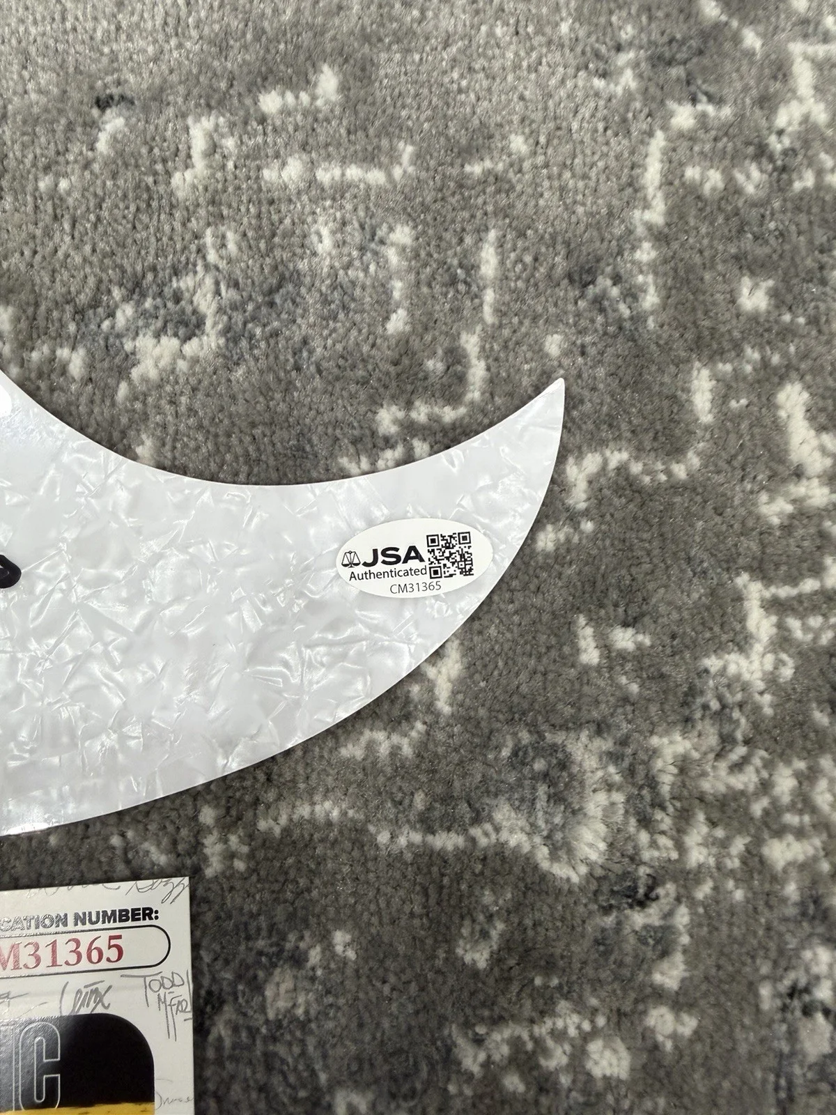 Flatland Calvary Cleto Cordero Signed Autographed Pick Guard Country Music JSA, image 2