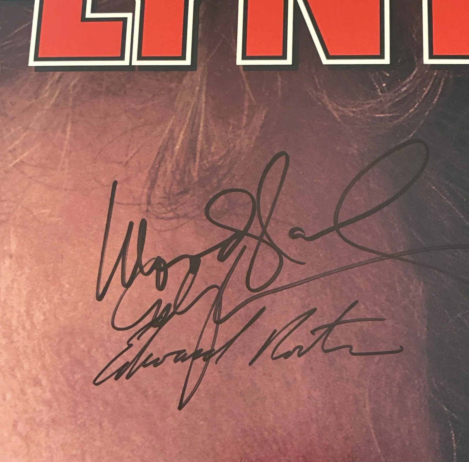 Woody Harrelson Courtney Love Edward Norton — RARE Woody Harrelson Courtney Love Edward Norton Signed Original27x40 Poster JSA, изображение 5
