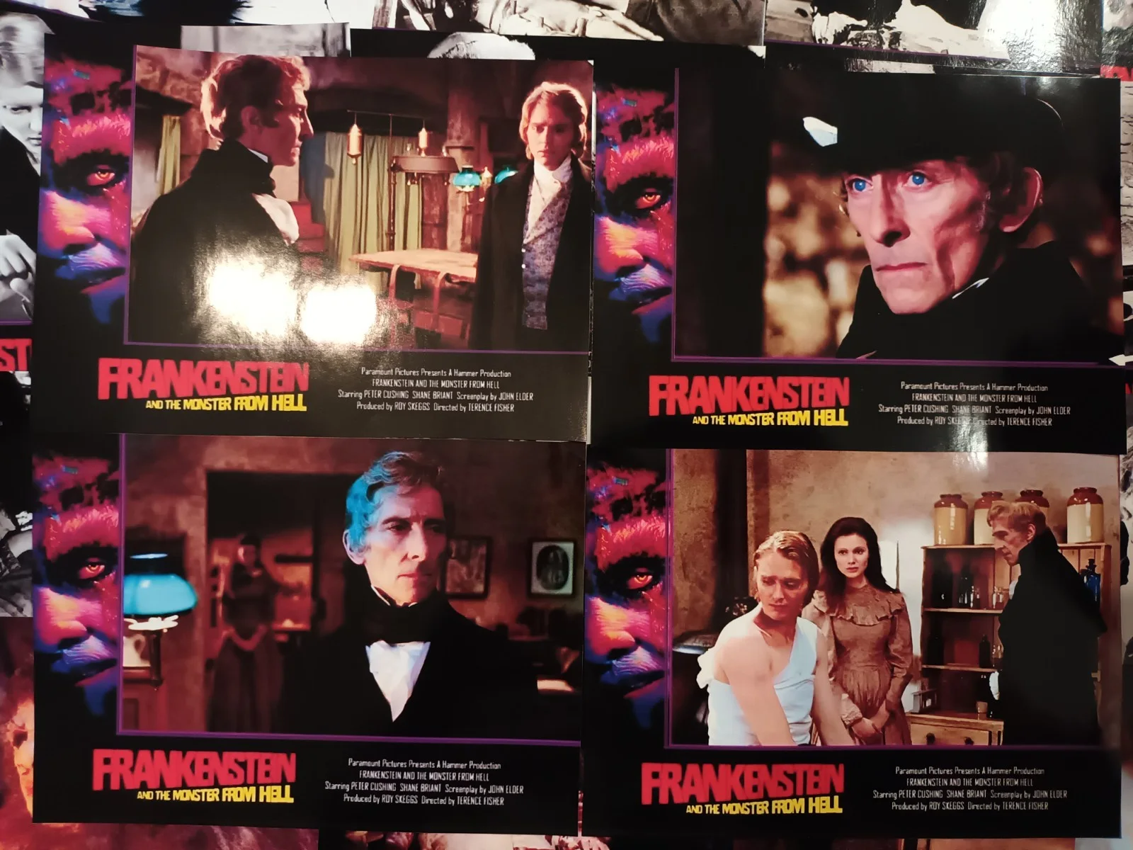 Frankenstien And The Monster From Hell (HAMMER HORROR). 20 Glossy Lobby Cards ., изображение 2