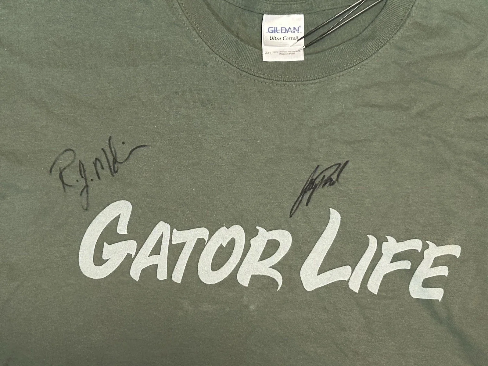 RJ, Jay Paul Molinere — Swamp People Gator Life Shirt Signed By RJ And Jay Paul Molinere, изображение 2