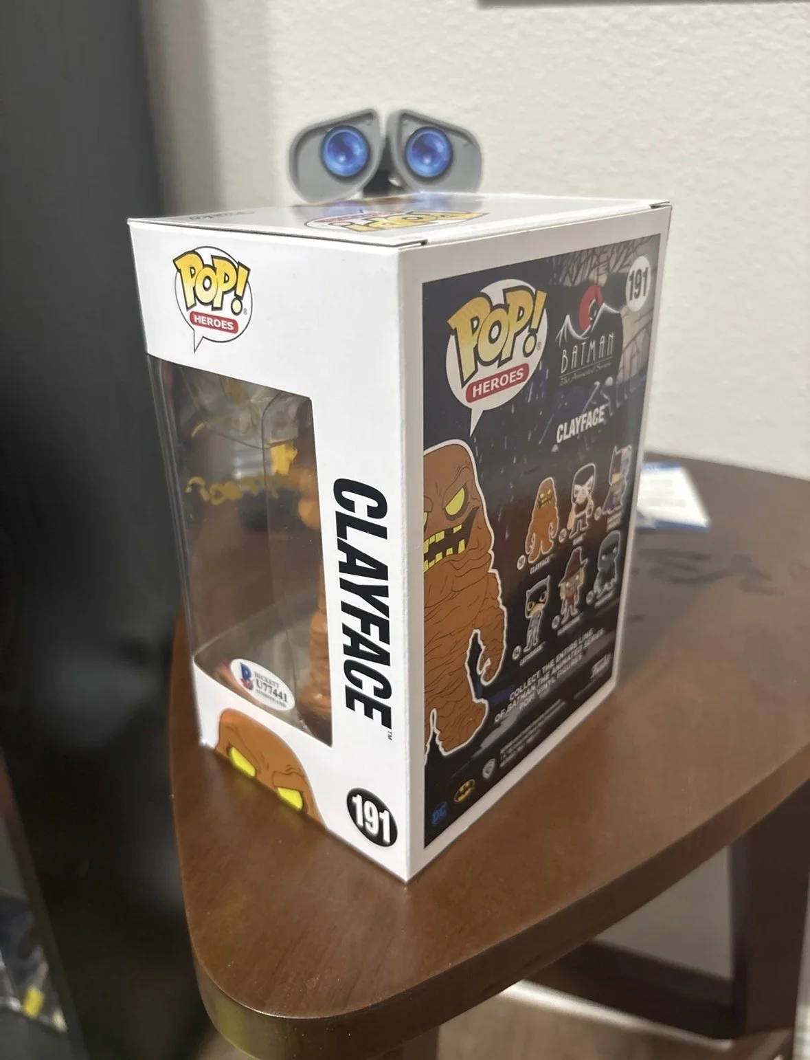 Ron Perlman — Ron Perlman Signed Funko Pop - Clayface - Batman The Animated Series - Beckett, image 3