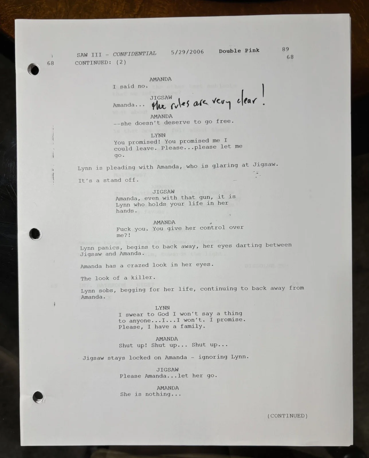 Shawnee Smith — Saw III Shawnee Smith (Amanda Young) Autographed Script with COA, image 5