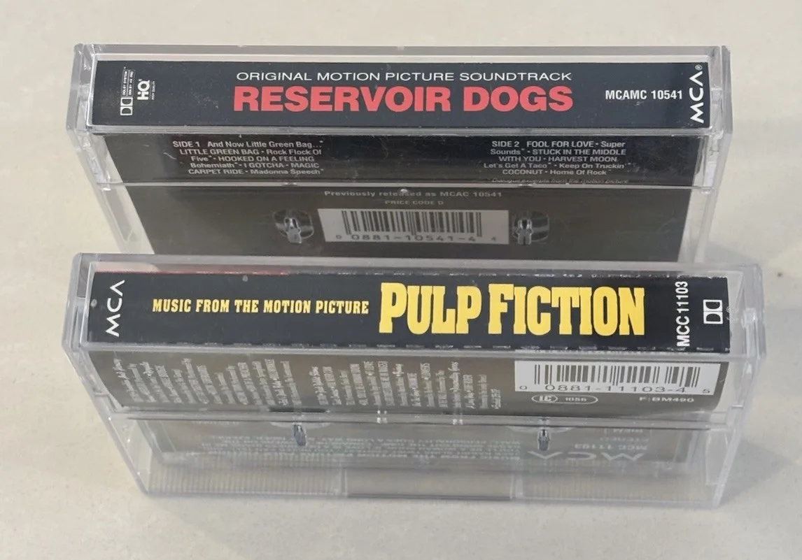 Quentin Tarantino’s Pulp Fiction & Reservoir Dogs Film Soundtrack CassetteTapes, изображение 3