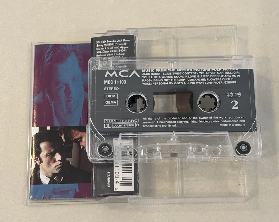 Quentin Tarantino’s Pulp Fiction & Reservoir Dogs Film Soundtrack CassetteTapes, изображение 4