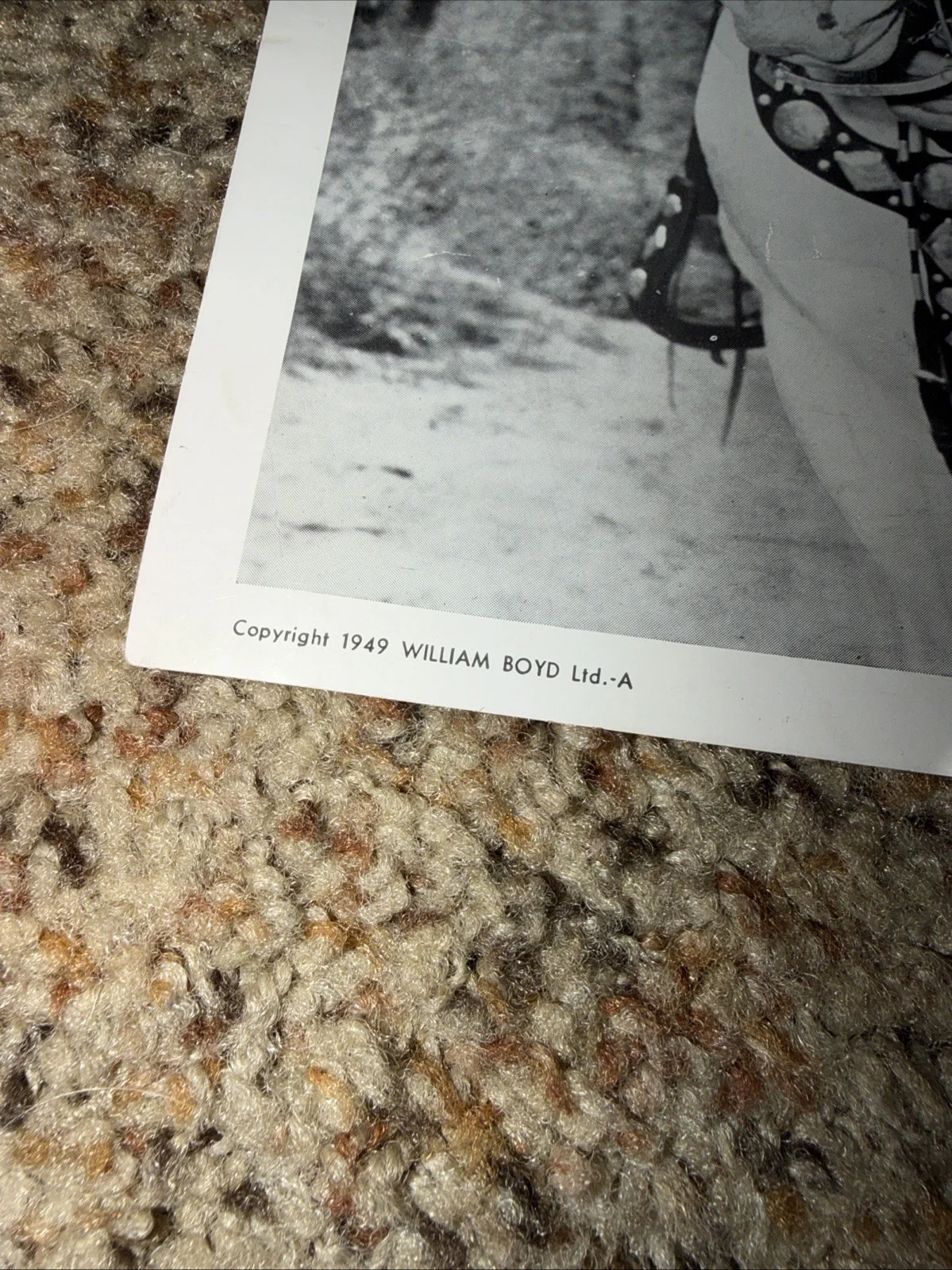 Hopalong Cassidy — Vtg Signed picture of Hopalong Cassidy, image 3