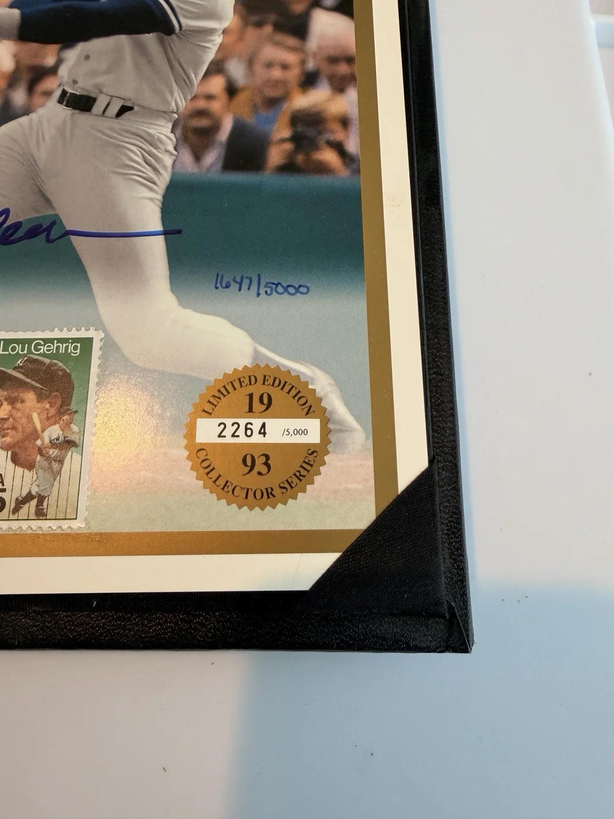 REGGIE JACKSON HOF 93 YANKEES AUTO VTG HOF INDUCTION DAY UDA, изображение 5