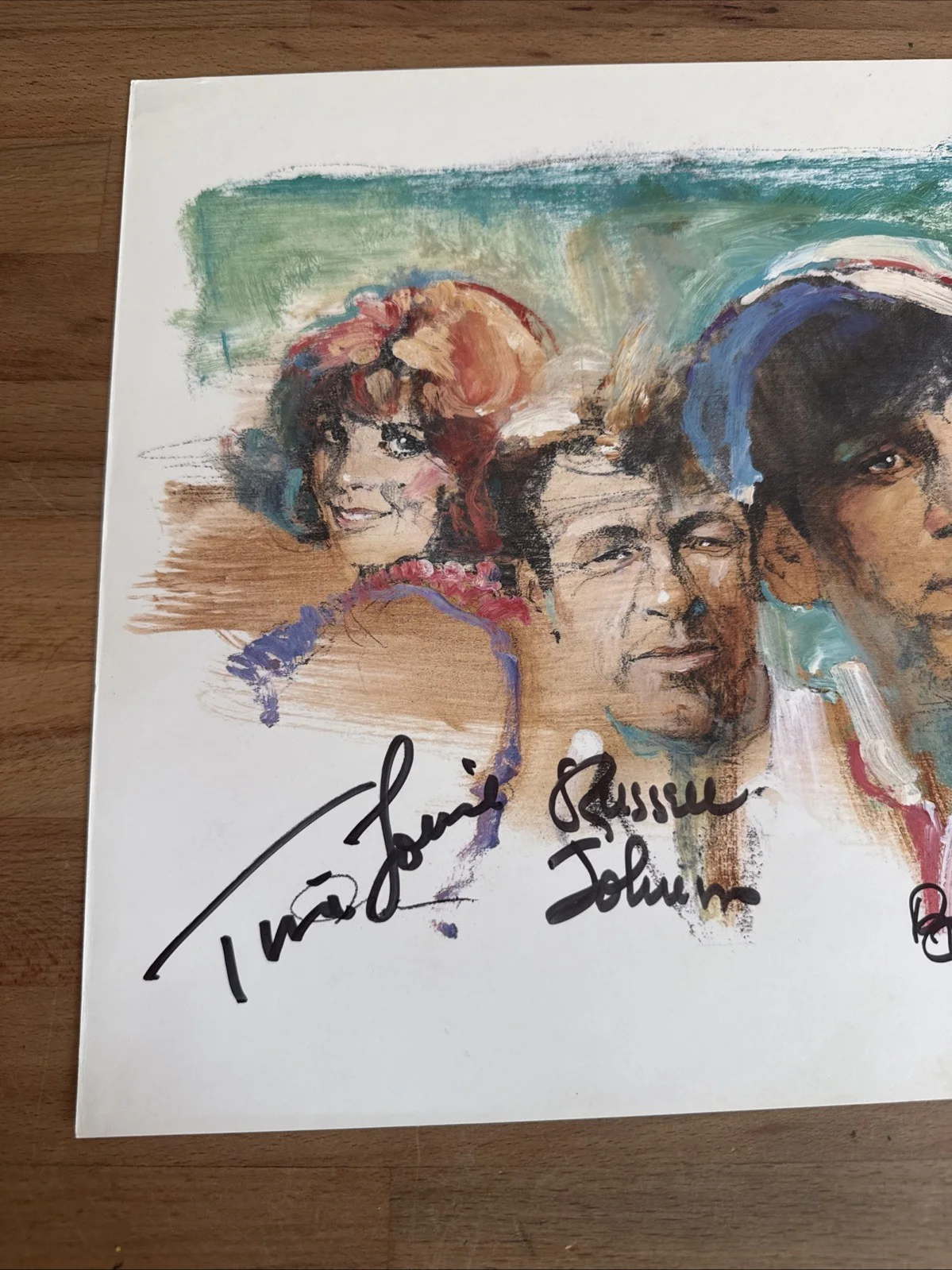 4 Cast Members — Signed Limited Edition Gilligan's Island Print by TV Cast Members # 489/1000, изображение 2
