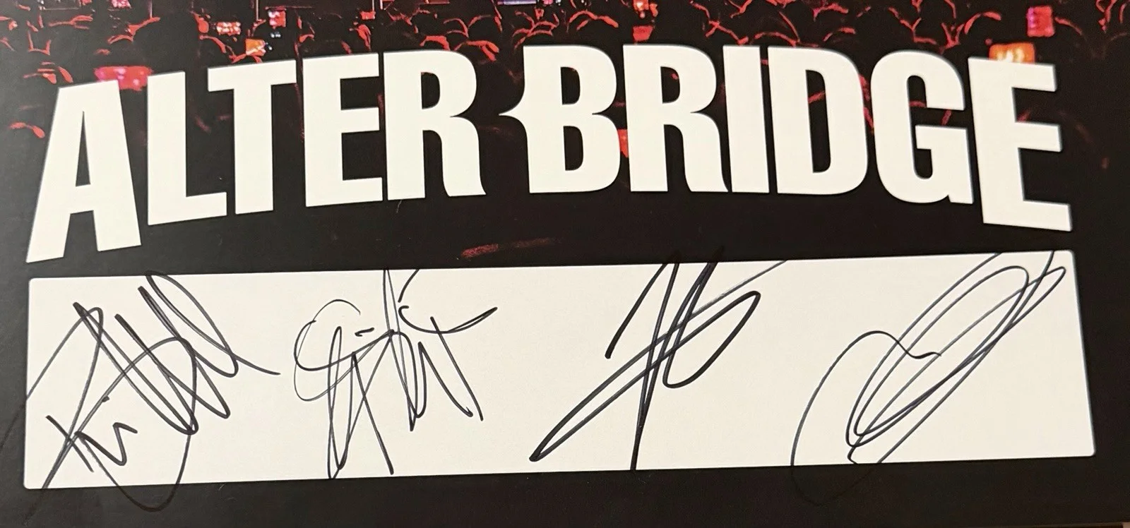 Alter Bridge Signed Poster, image 2