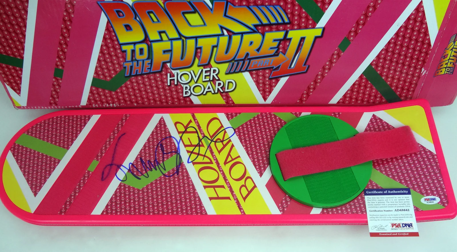 Michael J Fox — Michael J Fox Signed Autograph Back To The Future Hoverboard PSA/DNA COA, image 2