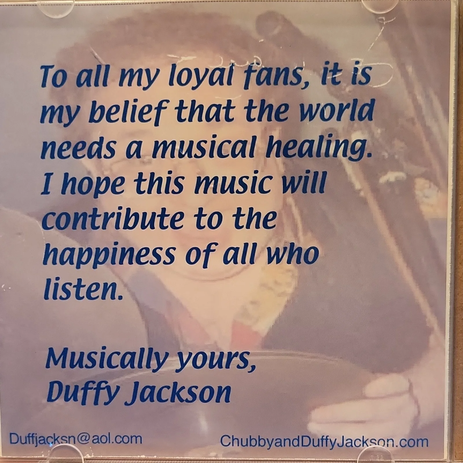 Duffy Jackson Signed CD Duffy's Greatest Kicks Big Band with Booklet autographed, image 3