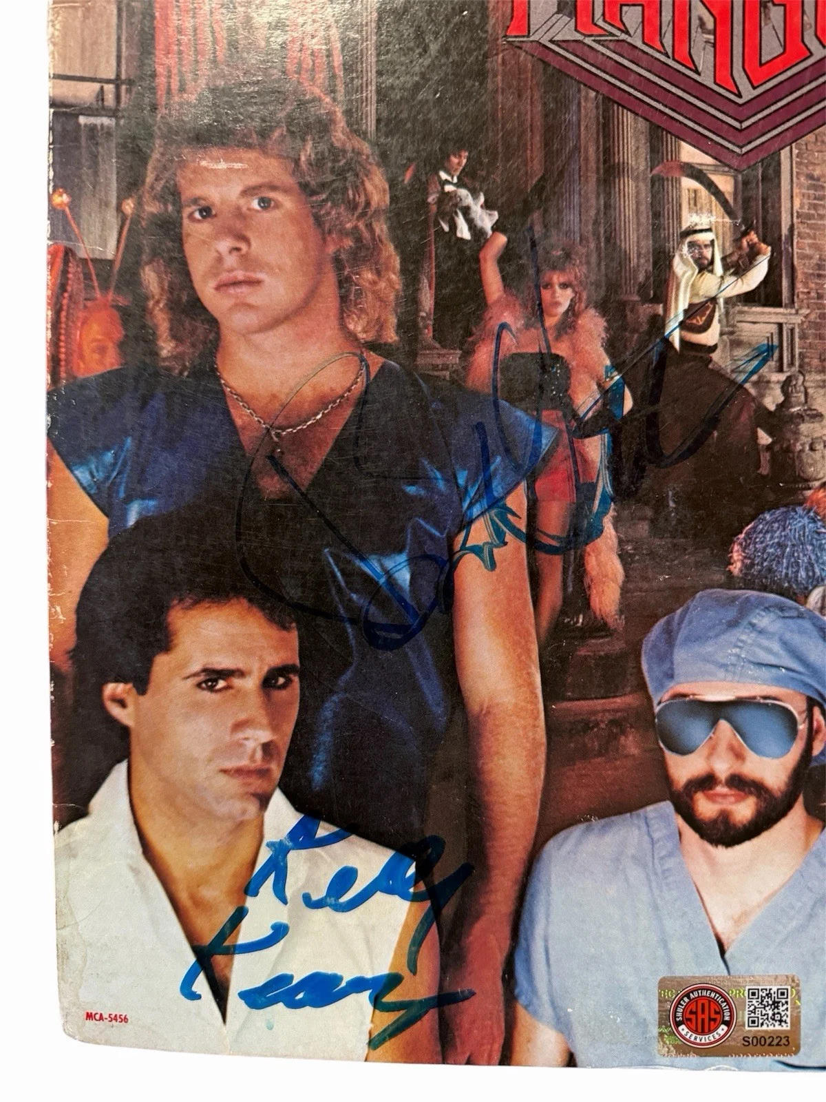 Night Ranger Midnight Madness Signed Vinyl Record Original SAS COA, image 3