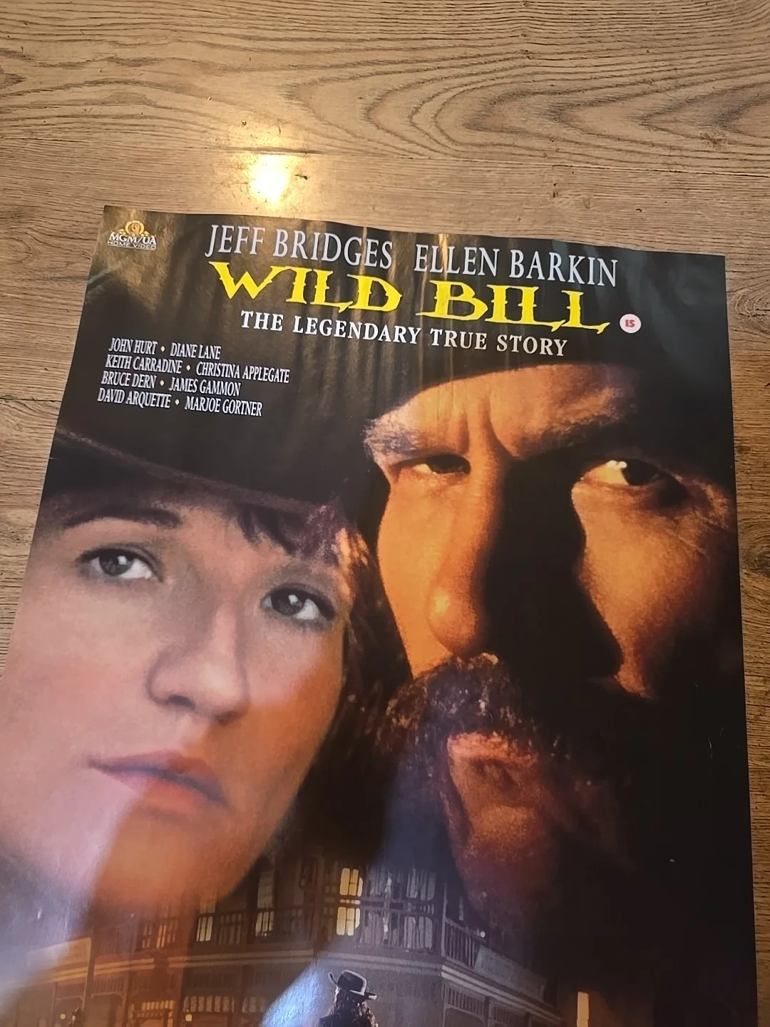 Wild Bill Film Original Video Shop VHS Promo Poster Jeff Bridges, изображение 2