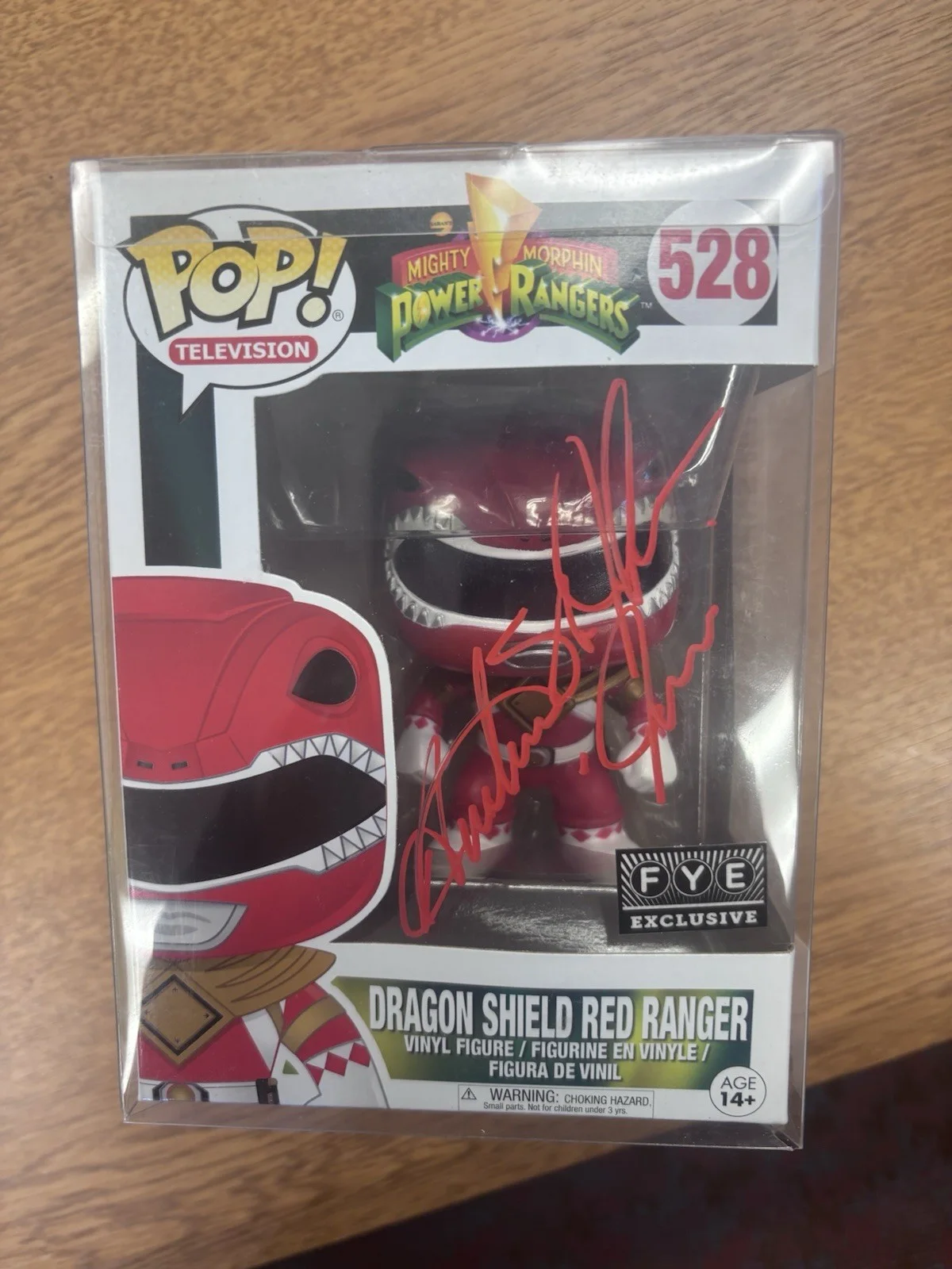 Funko Pop Signed Mighty Morphin Power Rangers Figures full set WITH PROTECTORS, image 2