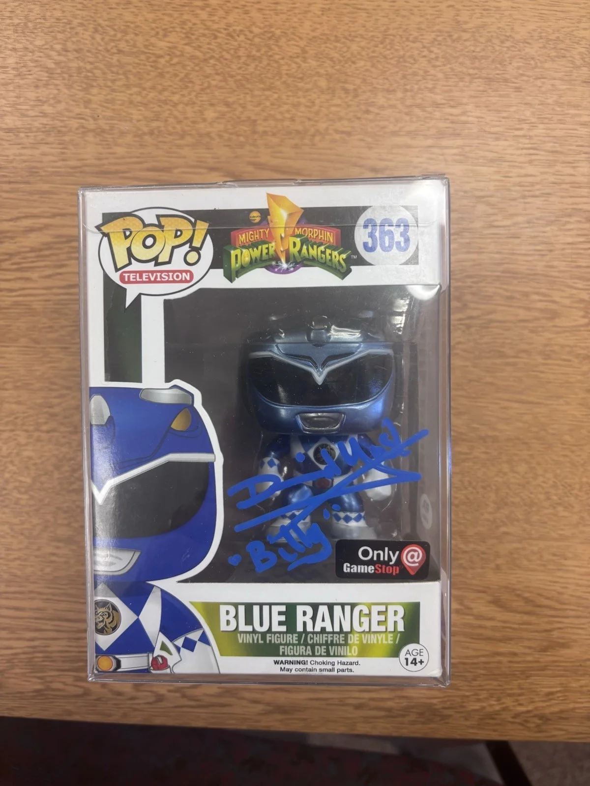 Funko Pop Signed Mighty Morphin Power Rangers Figures full set WITH PROTECTORS, image 4