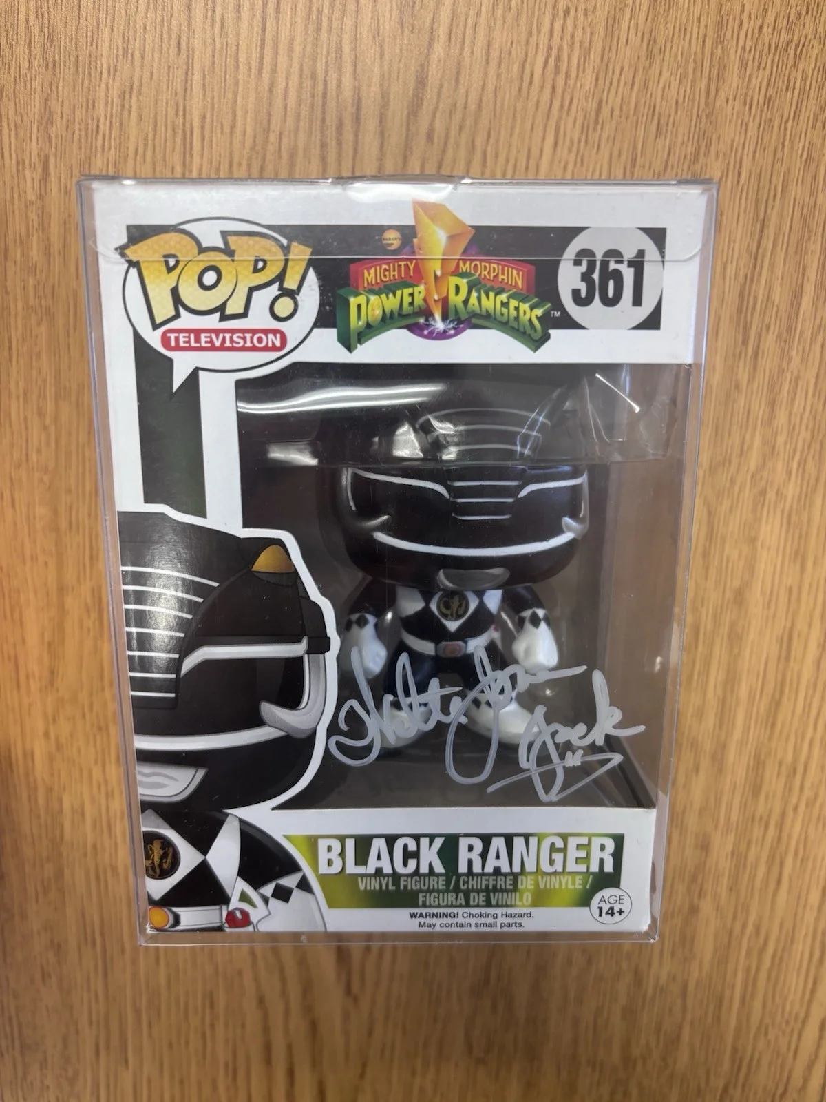 Funko Pop Signed Mighty Morphin Power Rangers Figures full set WITH PROTECTORS, image 5