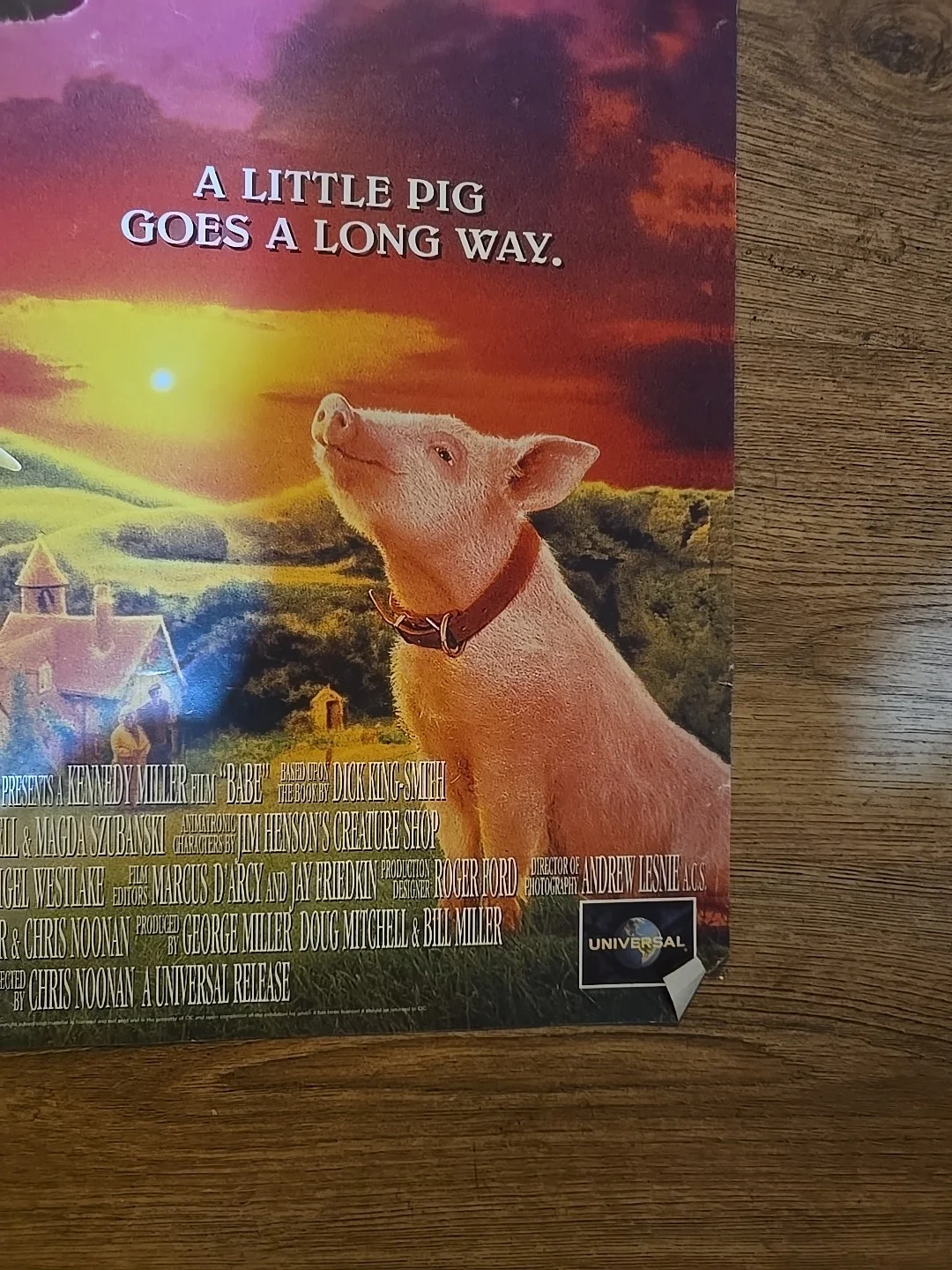Babe Film Original Video Shop VHS Promo Poster, image 2