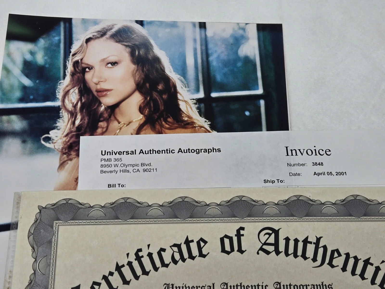 Laura Prepon — VTG LAURA PREPON 2001 AUTOGRAPH SIGNED COLOR GLOSSY PHOTO 10X8 ICONOGRAPHS COA, изображение 2