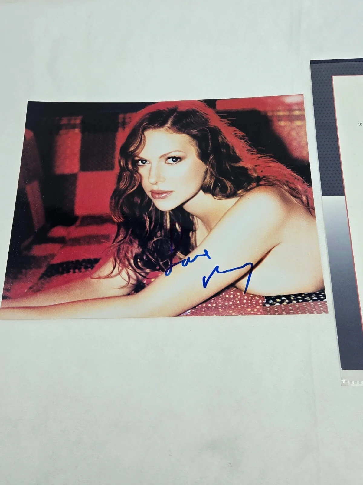 Laura Prepon — VTG LAURA PREPON 2001 AUTOGRAPH SIGNED COLOR GLOSSY PHOTO 10X8 ICONOGRAPHS COA, изображение 4