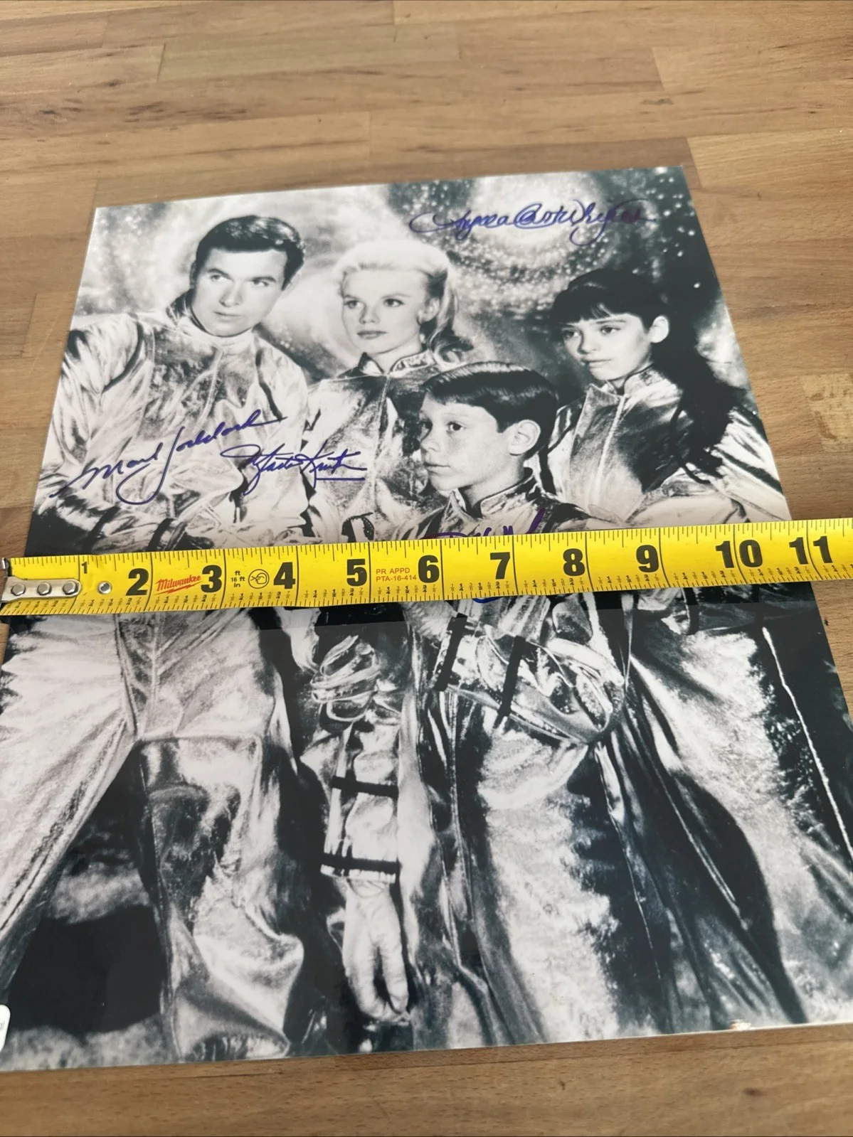 Marta Kristen, Angela Cartwright, Mark Goddard, Billy Mumy — LOST IN SPACE TV CAST - PHOTOGRAPH SIGNED WITH CO-SIGNERS 11x14, изображение 5