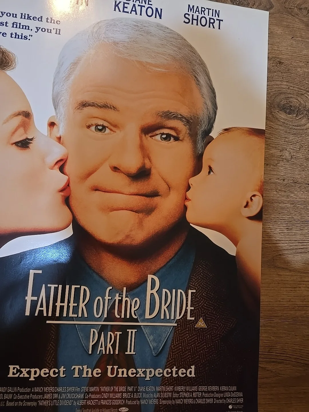 Father Of The Bride 2 Film Original Video Shop VHS Promo Poster Steve Martin, изображение 2