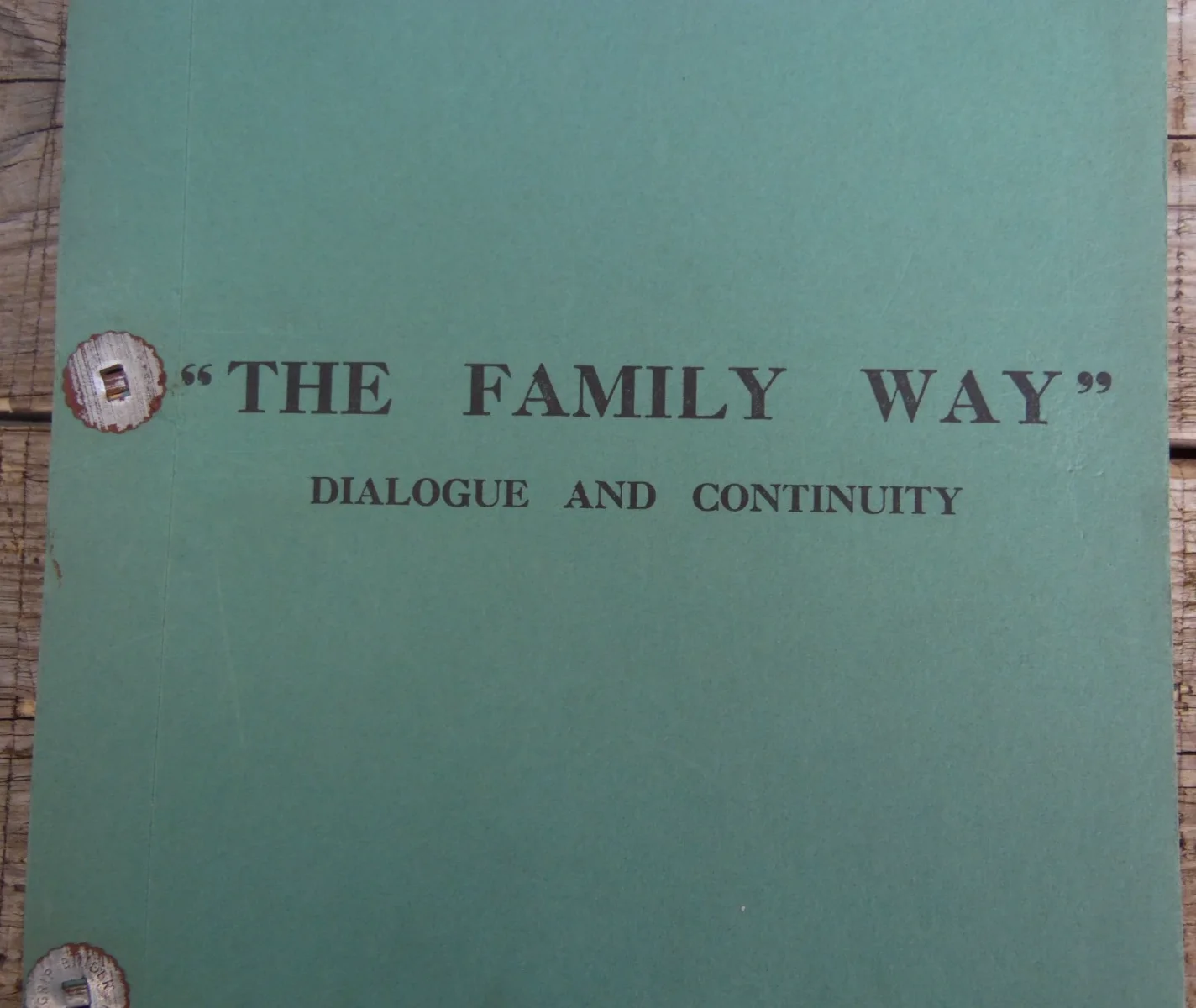 Vintage "THE FAMILY WAY"Original Dialogue & Continuity Movie Script 1966, изображение 2