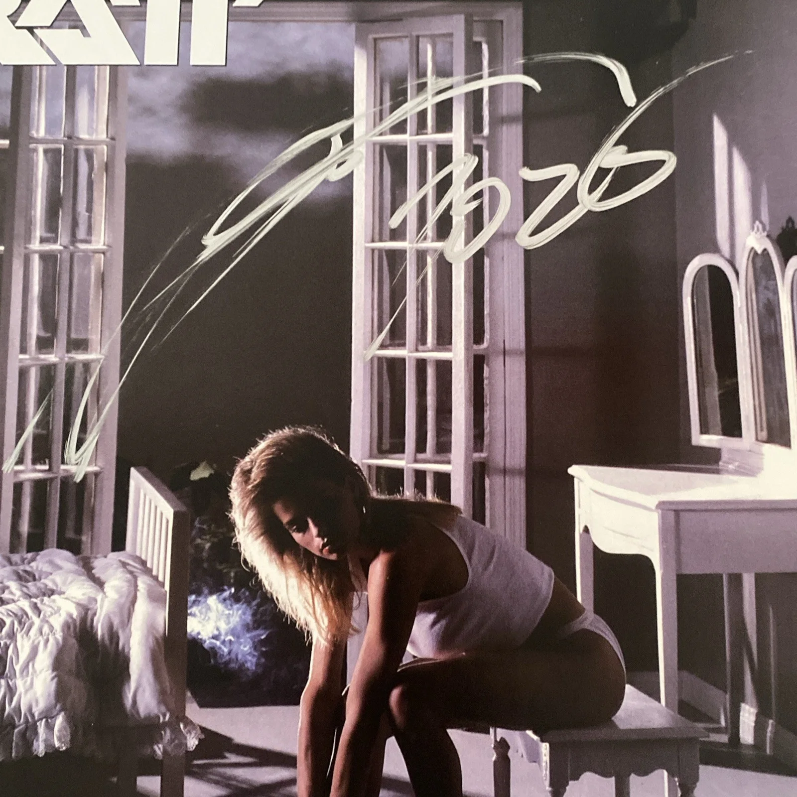 Stephen Pearcy ‘Ratt’ Band Autographed ‘Invasion Of Your Privacy’ Vinyl Album, изображение 2