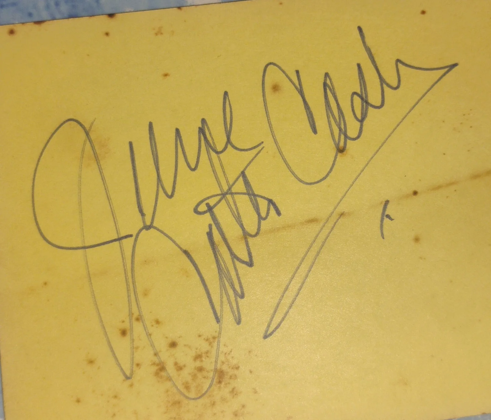 June Carter Cash Hand Signed Autograph JSA COA Index Card NO US TARIFFS, image 3