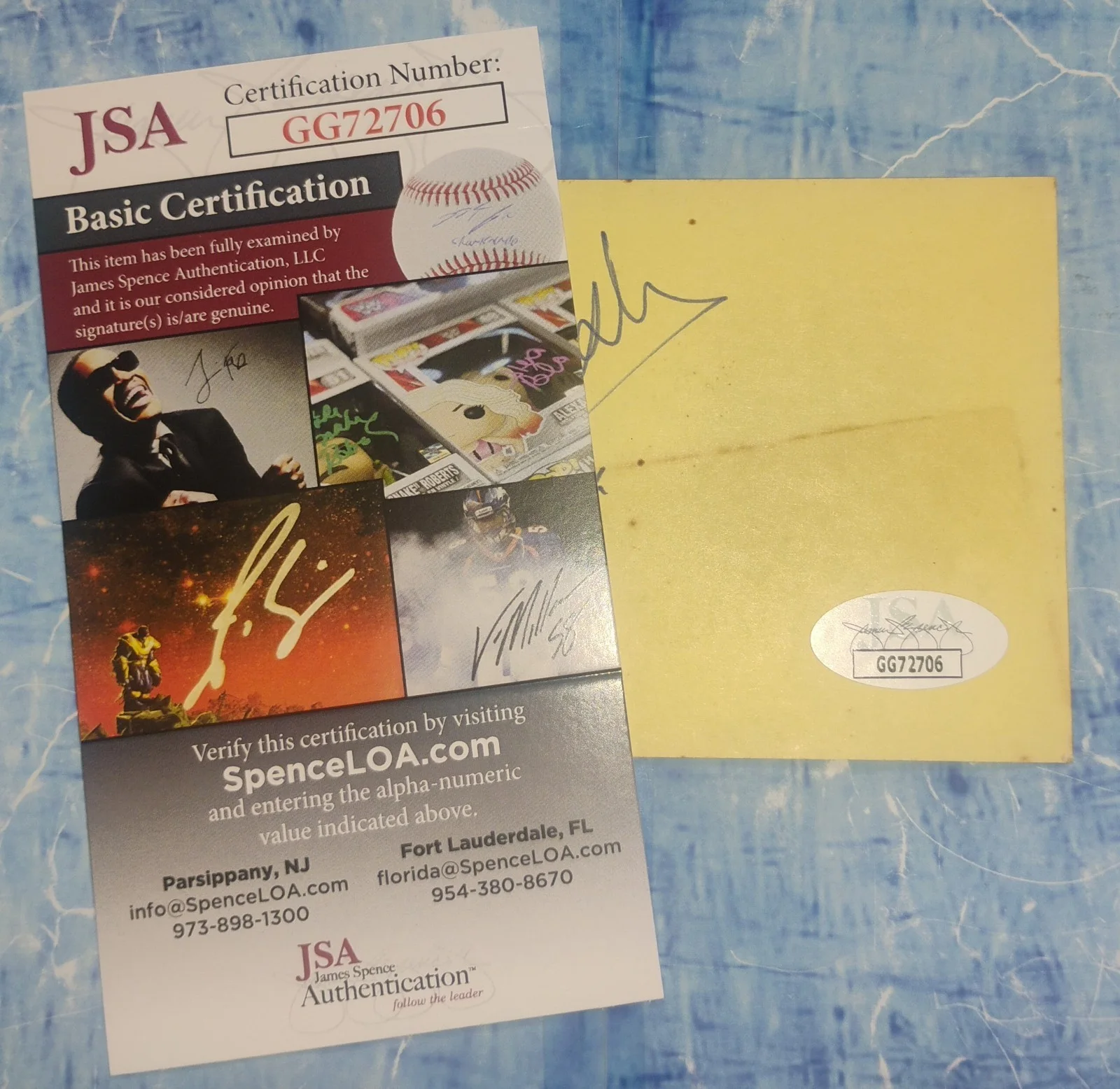 June Carter Cash Hand Signed Autograph JSA COA Index Card NO US TARIFFS, image 5