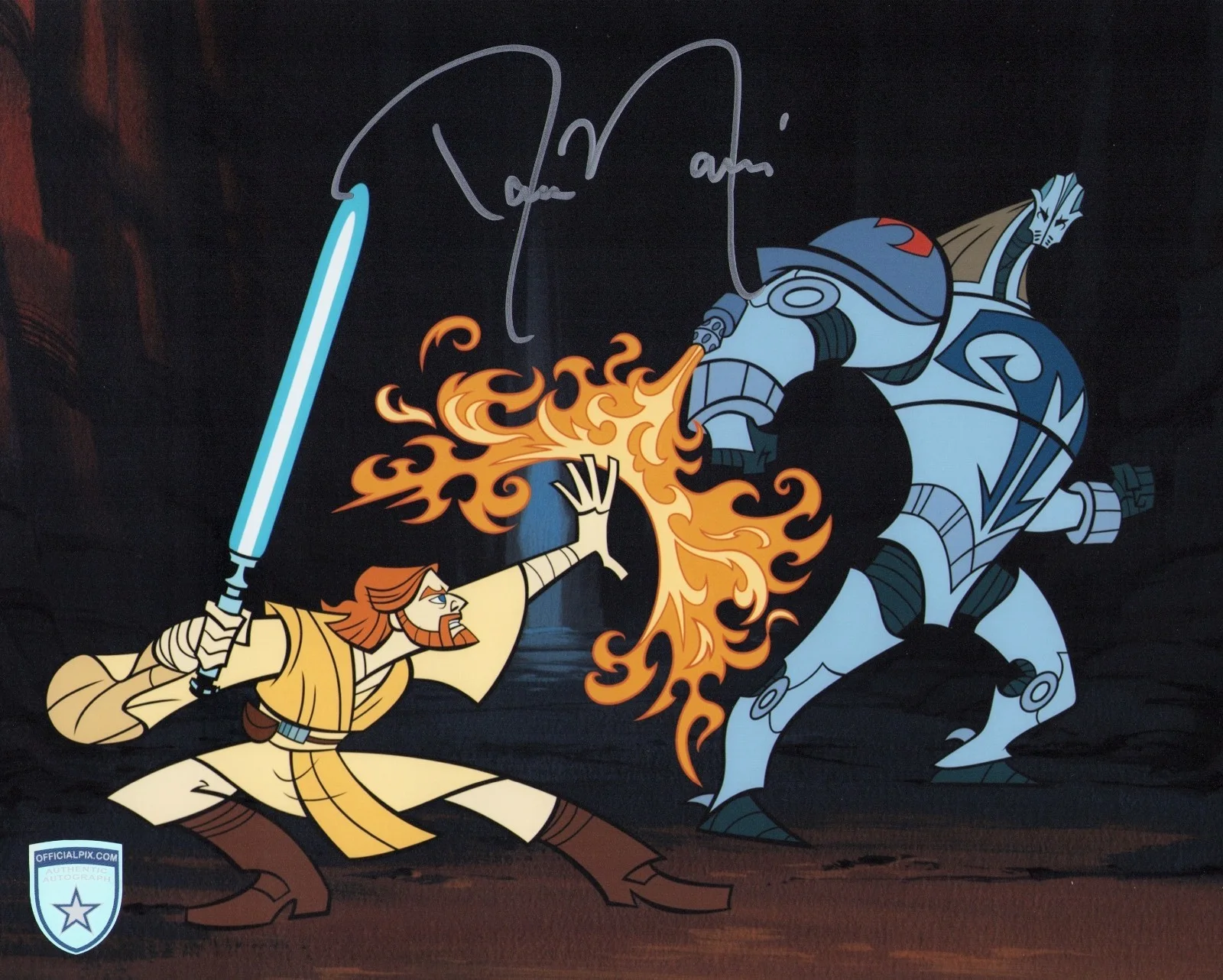 Daran Norris — Signed Daran Norris Star Wars Clone Wars Durge 8x10 w/ Official Pix COA