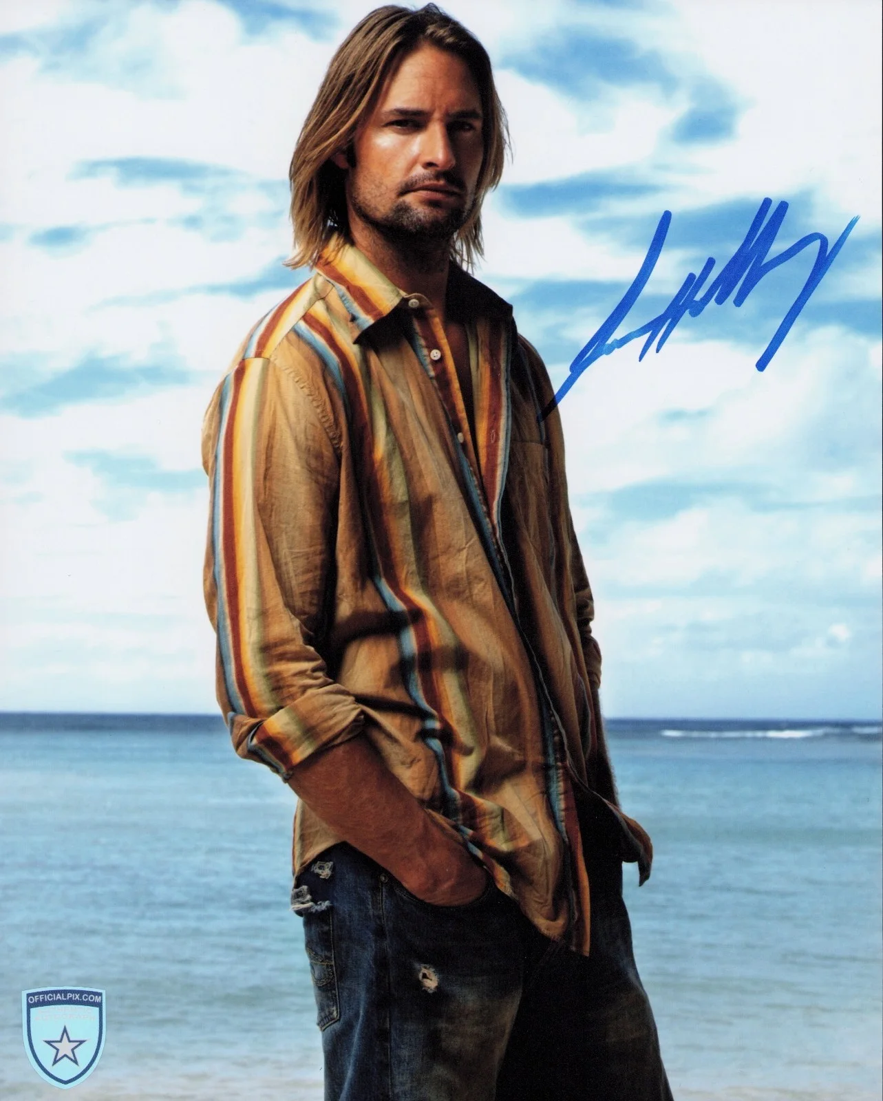 Josh Holloway — Signed Josh Holloway Lost James "Sawyer" Ford 8x10 w/ Official Pix COA