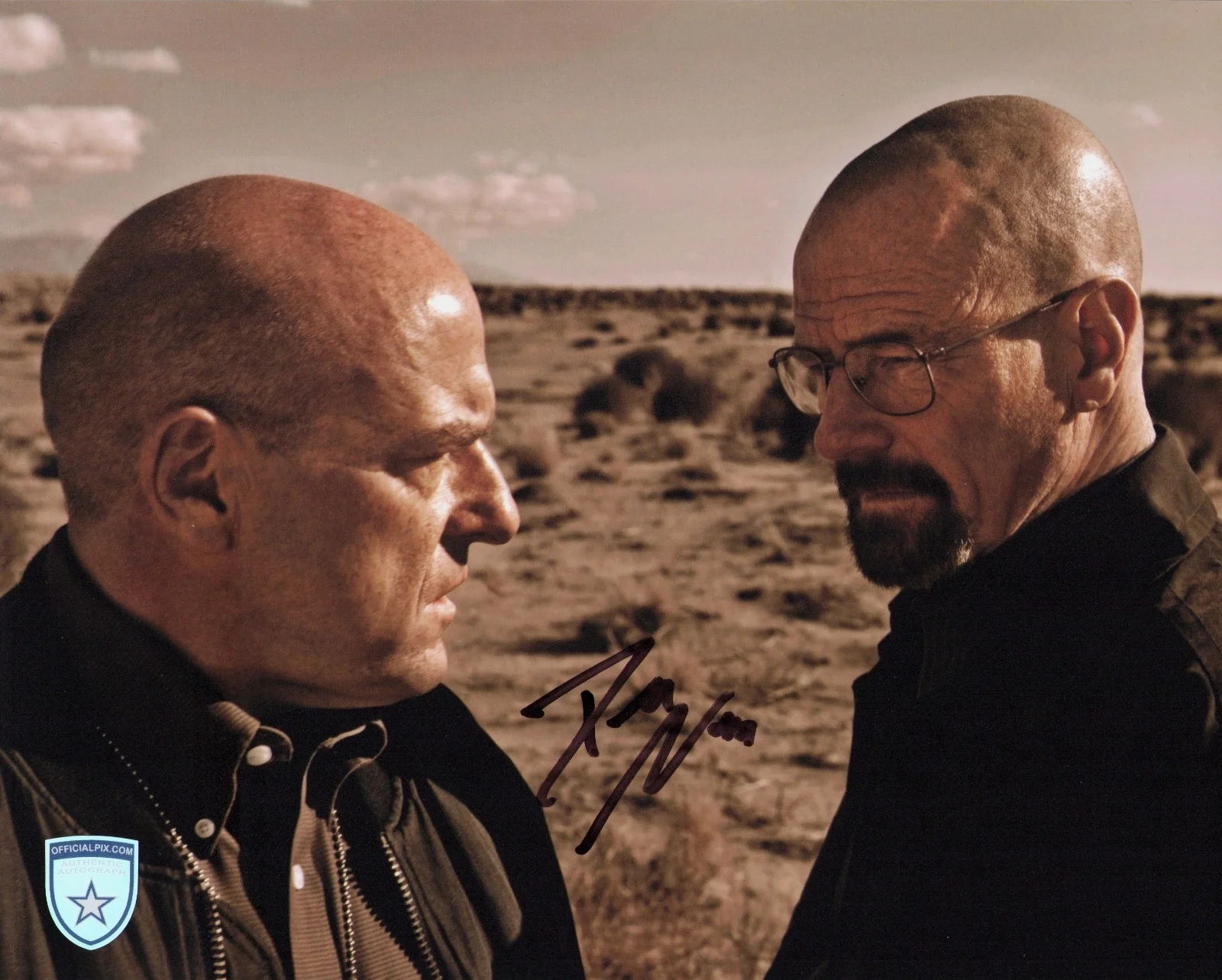Dean Norris — Signed Dean Norris Breaking Bad Hank Schrader 8x10 w/ Official Pix COA