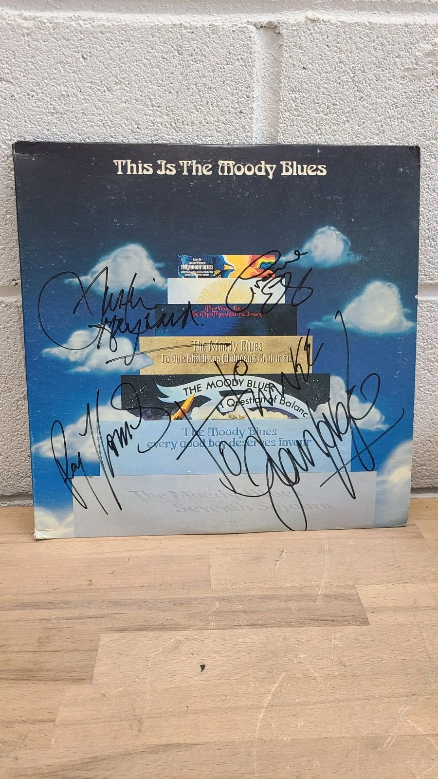 Moody Blues "This Is The" Band Autographed Signed Autographed Vinyl JSA #ZZ60011, изображение 5