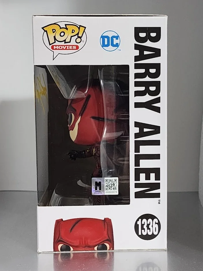 Grant Gustin — Grant Gustin Signed Autographed Funko Pop #1336 Barry Allen Flash, image 3