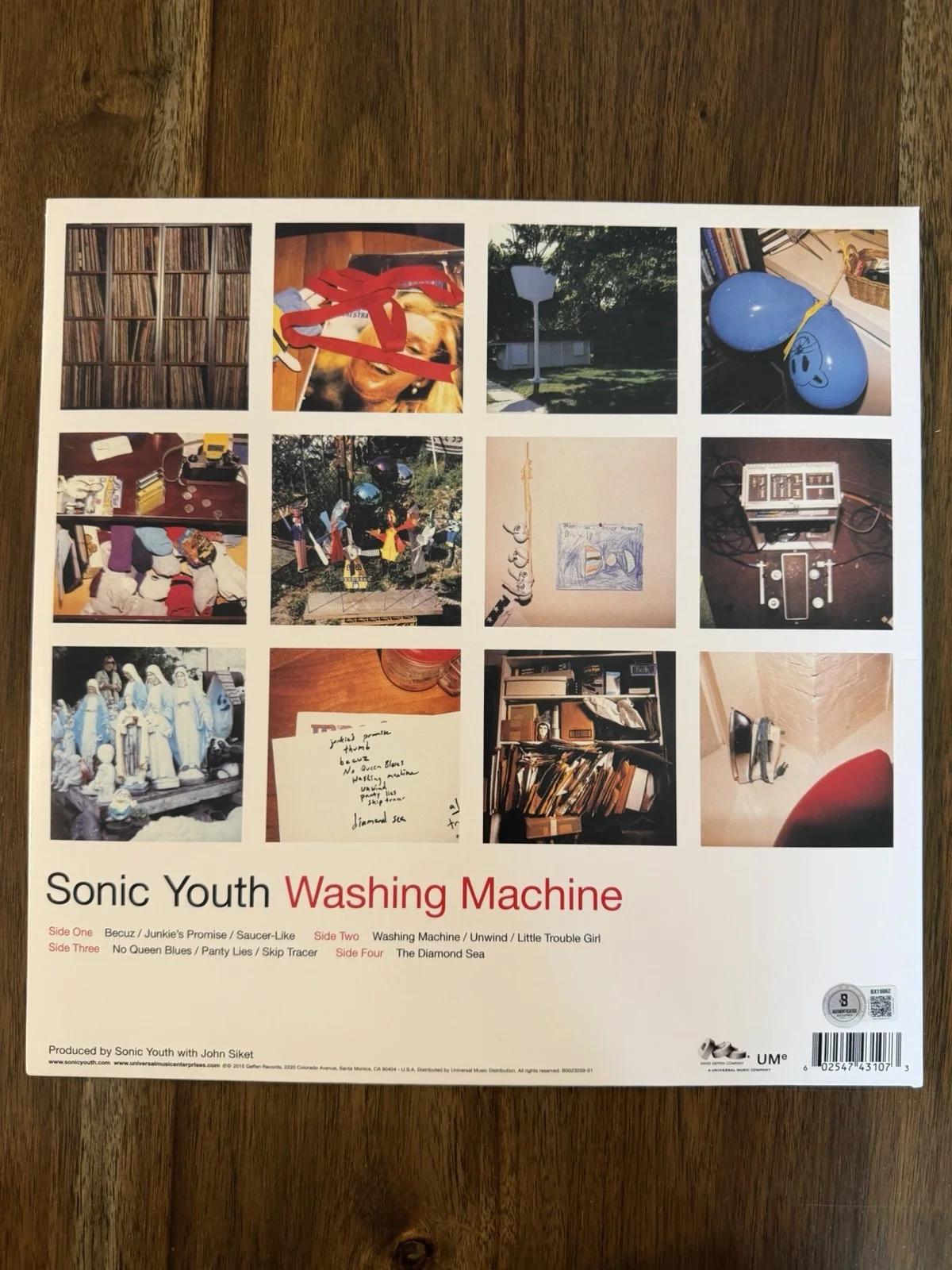 Kim Gordon ‘Sonic Youth’ Signed Vinyl Album ‘Washing Machine’ Beckett Certified, изображение 2