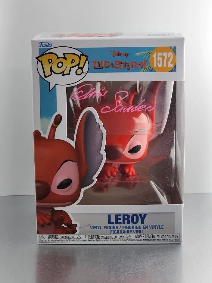 Chris Sanders — Chris Sanders Autographed Signed LEROY Lilo & Stitch Funko Pop 1572 Disney, image 2