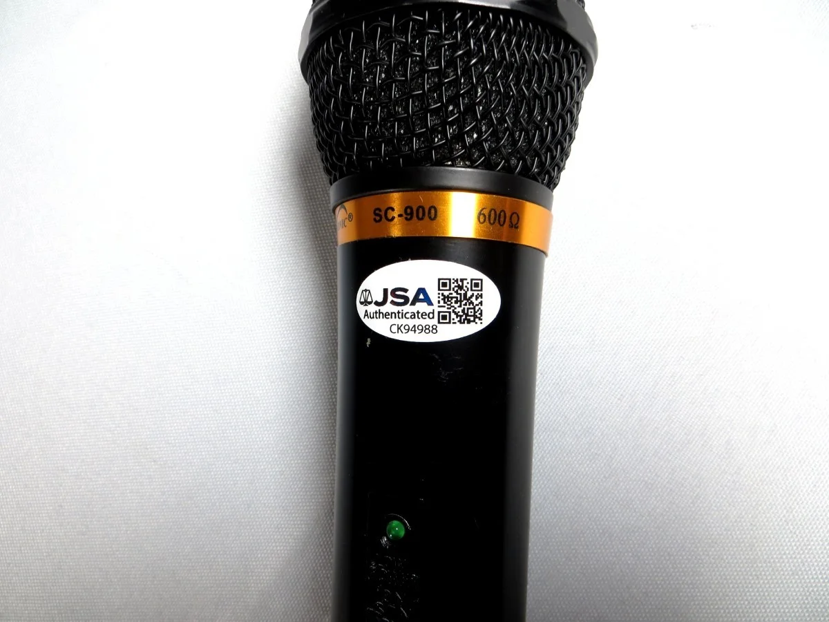 Kenny G Signed Autographed Microphone "Song Bird" Inscribed JSA CK94988, image 3