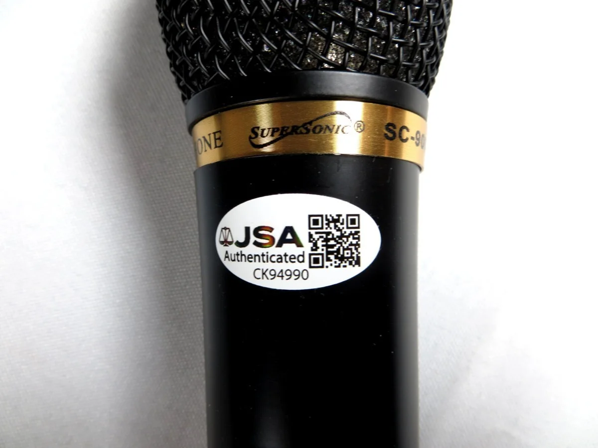 Ana Barbara Signed Autographed Microphone Mexican Star Singer JSA CK94990, image 3